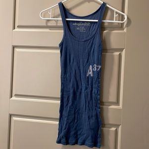 Aeropostale Blue Ribbed Tank Top
